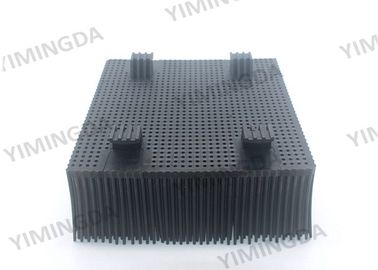 bloc matériel en nylon de poils de coupeur de 100*100mm de poil de pied carré automatique de noir pour le coupeur d'IMA