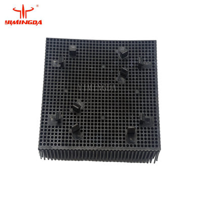 Poil en nylon de coupeur d'automobile de la brosse 99*99*39mm de couleur noire pour le coupeur d'Investronica