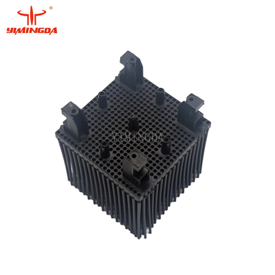 Bloc de brosses en nylon noir pour coupeuse FK, pinceau en plastique pour coupeuse FK Taille: 50 * 50mm