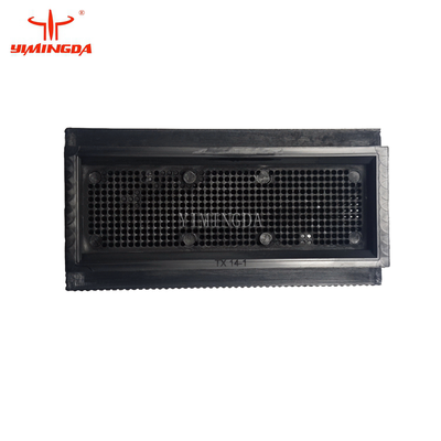Bloc de poils en nylon noir, hauteur 49 mm, pour brosse en plastique pour coupeuse YYC
