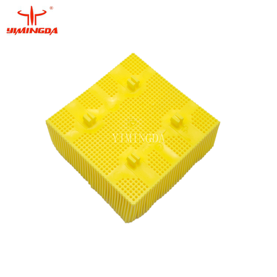 Bloc jaune à poils carrés en Nylon de 1.6 pouces, haute qualité, pour Machine de découpe TaiShi
