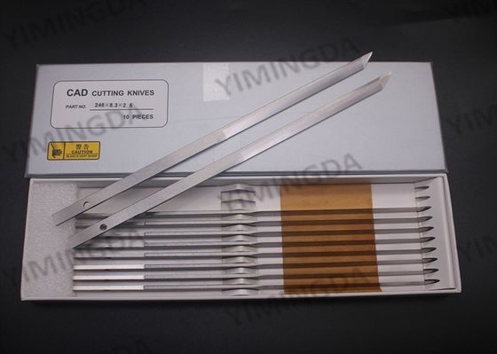 Lame de coupeur d'Investronica 246*8.3*2.5mm, matériel de HSS et paquet argenté de boîte